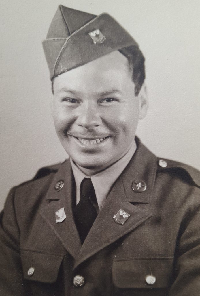 Photo of Peter in his uniform